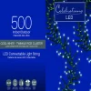 Celebrations LED Cool White 12W Plug-in String Christmas Lights 16.4 L ft.