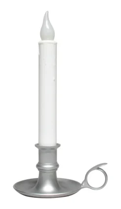 Celebrations Pewter No Scent Automatic Timer Candle