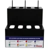 CH Hanson Black Stake Flag Holder Display Rack with POP Metal