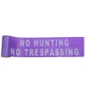 C.H. Hanson Purple Plastic No Hunting No Trespassing Text Barricade Safety Tape 100 L ft. x 6 W in.