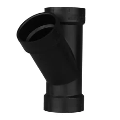 Charlotte Pipe 2 in. Hub X 2 in. D Hub ABS Wye