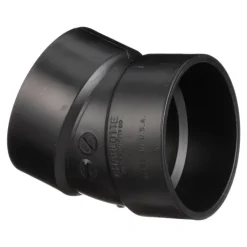 Charlotte Pipe 4 in. Hub X 4 in. D Hub ABS Elbow