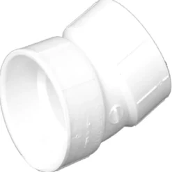 Charlotte Pipe 4 in. Hub X 4 in. D Hub PVC Elbow 1 pk