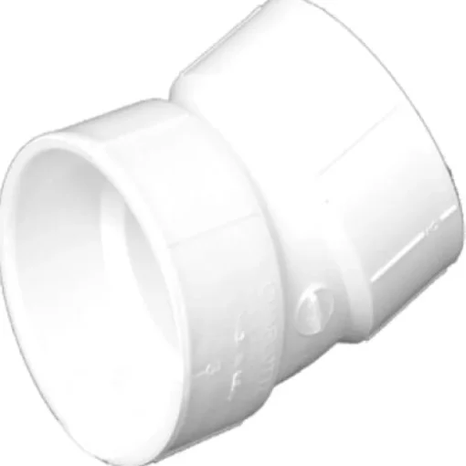 Charlotte Pipe 4 in. Hub X 4 in. D Hub PVC Elbow 1 pk