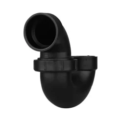 Charlotte Pipe 1-1/2 in. Hub X 1-1/2 in. D Hub ABS P-Trap with Union