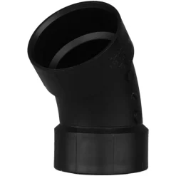 Charlotte Pipe 3 in. Hub X 3 in. D Hub ABS 45 Degree Elbow