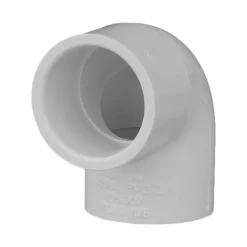 Charlotte Pipe 1/2 in. Slip x 1/2 in. Dia. Slip PVC Elbow (Pack of 25)