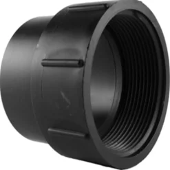Charlotte Pipe 3 in. Spigot X 3 in. D FPT ABS Cleanout