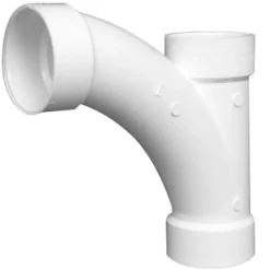 Charlotte Pipe Schedule 40 2 in. Hub X 2 in. D Hub PVC Long Turn Wye 1 pk