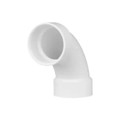 Charlotte Pipe Schedule 40 3 in. Hub X 3 in. D Hub PVC Long Sweep Elbow 1 pk