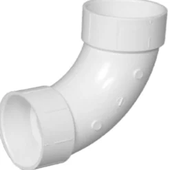 Charlotte Pipe Schedule 40 3 in. Hub X 3 in. D Hub PVC Long Sweep Elbow 1 pk