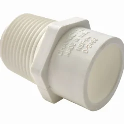 Charlotte Pipe Schedule 40 1-1/2 in. MPT X 1-1/4 in. D Slip PVC Pipe Adapter 1 pk