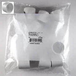 Charlotte Pipe Schedule 40 1 in. Slip PVC Cap 10 pk