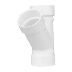 Charlotte Pipe Schedule 40 3 in. Hub X 3 in. D Hub PVC Wye 1 pk