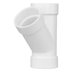 Charlotte Pipe Schedule 40 4 in. Hub X 4 in. D Hub PVC Wye 1 pk