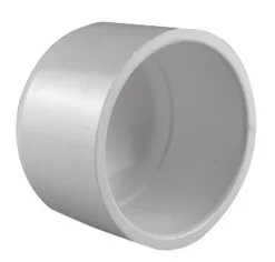 Charlotte Pipe Schedule 40 3/4 in. Socket x 3/4 in. Dia. Socket PVC Cap (Pack of 25)