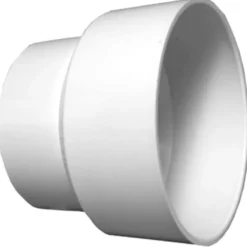 Charlotte Pipe Schedule 40 1-1/2 in. Hub X 3 in. D Hub PVC Reducing Coupling 1 pk