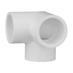 Charlotte Pipe Schedule 40 1/2 in. Slip X 1/2 in. D Slip PVC Side Outlet Elbow 1 pk