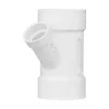 Charlotte Pipe Schedule 40 3 in. Hub X 3 in. D Hub PVC Reducing Wye 1 pk