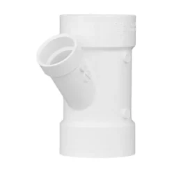 Charlotte Pipe Schedule 40 3 in. Hub X 3 in. D Hub PVC Reducing Wye 1 pk