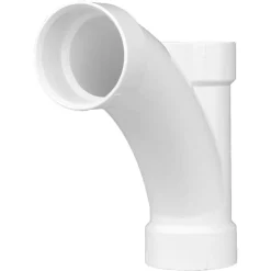 Charlotte Pipe Schedule 40 3 in. Hub X 3 in. D Hub PVC Long Turn Wye 1 pk