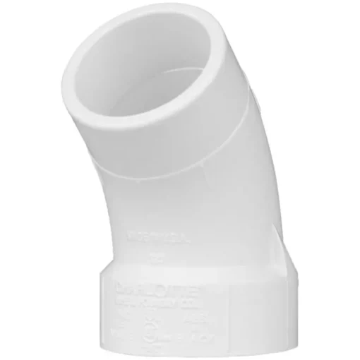 Charlotte Pipe Schedule 40 1-1/2 in. Hub X 1-1/2 in. D Spigot PVC Street Elbow 1 pk