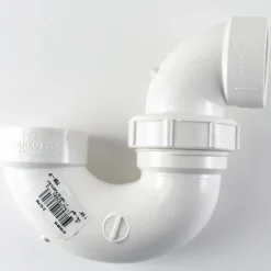 Charlotte Pipe Schedule 40 1-1/2 in. Hub X 1-1/2 in. D Hub PVC P-Trap with Union 1 pk