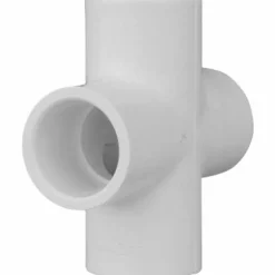Charlotte Pipe Schedule 40 1/2 in. Slip X 1/2 in. D Slip PVC Cross 1 pk