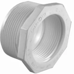Charlotte Pipe Schedule 40 2 in. MPT X 1-1/2 in. D FPT PVC Reducing Bushing 1 pk