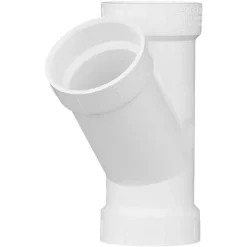 Charlotte Pipe Schedule 40 2 in. Hub X 2 in. D Hub PVC Wye 1 pk