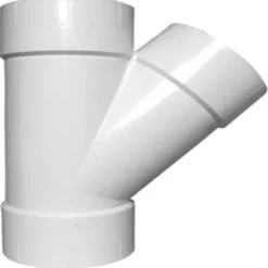 Charlotte Pipe Schedule 40 2 in. Hub X 2 in. D Hub PVC Wye 1 pk
