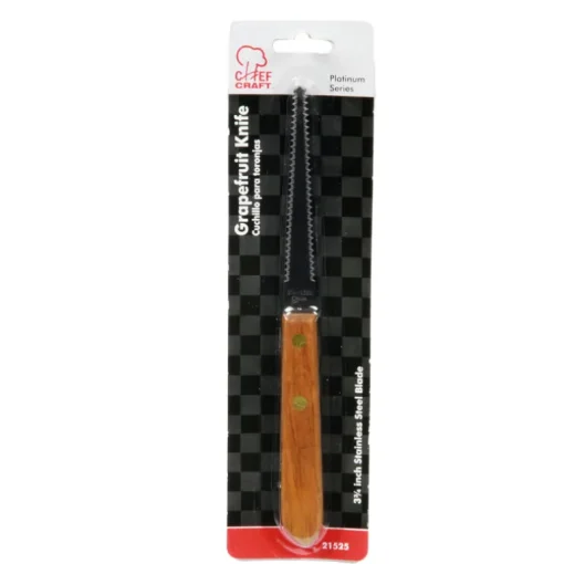 Chef Craft 3-1/2 in. L Plastic/Stainless Steel Grapefruit Knife 1 pc. (Pack of 3)