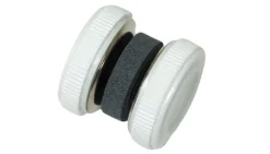 Chef Craft White Natural Plastic Roller Style Knife Sharpener (Pack of 3)