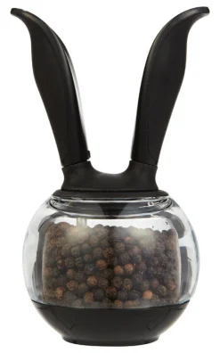 Chef'n 3 in. W Black/Clear Plastic Pepper Ball Grinder (Pack of 6)