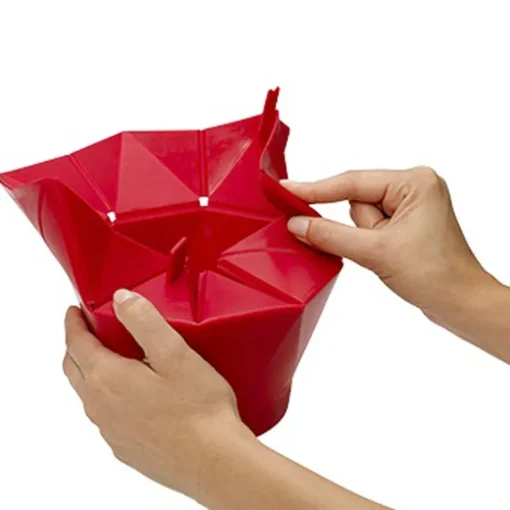 Chef'n Pop Top Red Silicone Popcorn Popper 10 oz