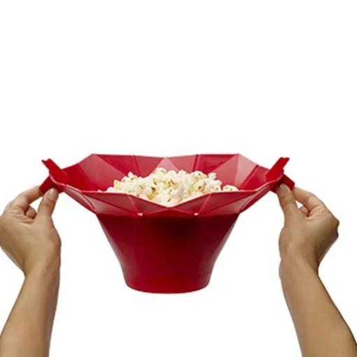Chef'n Pop Top Red Silicone Popcorn Popper 10 oz