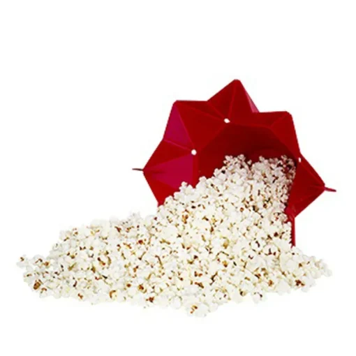 Chef'n Pop Top Red Silicone Popcorn Popper 10 oz