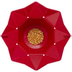 Chef'n Pop Top Red Silicone Popcorn Popper 10 oz
