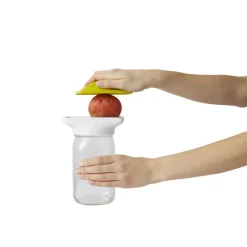 Chef'n SleekSlice White/Yellow Plastic Mandoline Preserve Prep Lid