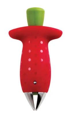 Chef'n StemGem Red Plastic Strawberry Huller