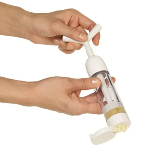 Chef'n White Plastic Garlic Machine