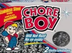 Chore Boy 00218 2Ct Stainless Steel Chore Boy® Scrubbers 2 Count (Pack Of 12)