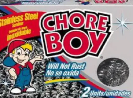 Chore Boy 00218 2Ct Stainless Steel Chore Boy® Scrubbers 2 Count (Pack Of 12)