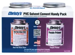 Christy's Blue/Purple Primer and Cement For CPVC/PVC 8 oz
