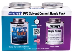 Christy's Blue/Purple Primer and Cement For PVC 8 oz