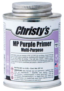 Christy's Purple Multi-Purpose Primer For CPVC/PVC 8 oz