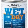 Christy's Wet or Dry Blue Cement For PVC 8 oz
