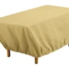 Classic Accessories 18 in. H X 25 in. W X 48 in. L Brown Polyester Coffee Table Cover