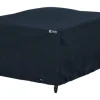 Classic Accessories 22 in. H X 42 in. W X 42 in. L Black Polyester Fire Pit Cover