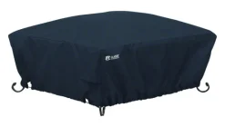 Classic Accessories 12 in. H X 36 in. W X 36 in. L Black Polyester Fire Pit Cover